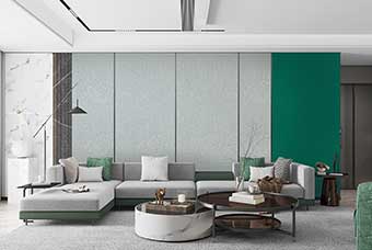 汕尾轻奢风格-客厅