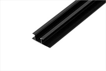 汕尾航空纤维墙咔铝合金带灯中条（哑黑氧化）