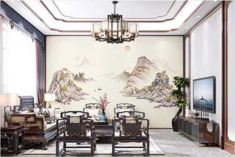 汕尾森佰汇航空纤维墙咔（巴山蜀水）