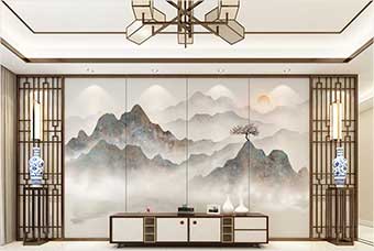 汕尾森佰汇航空纤维（山水画系列）